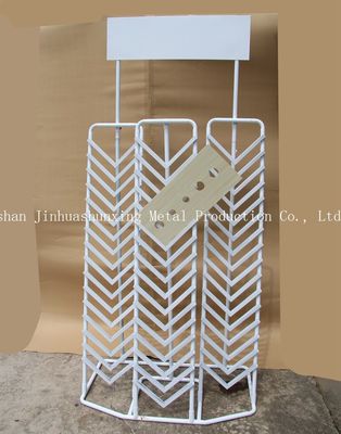 Uzunluk 1055mm Genişlik 585mm Şelale Çini Örnek Vitrin Beyaz