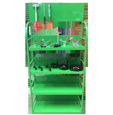 Özel raflı süpermarket Araba Aksesuarları Vitrin Raf Yeşil Sarı Beyaz