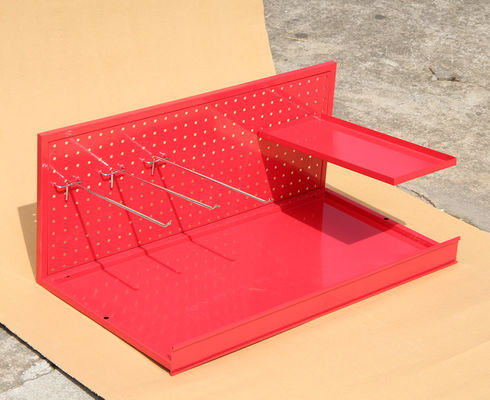 Güç Kaplama HongChuang TUV Onayı Pegboard Vitrin Mini Boyut