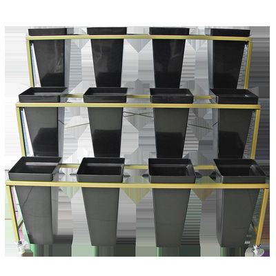 Hareketli 796mm Yükseklik 590mm Derinlikli Çiçek Vitrin Üç Katmanlı