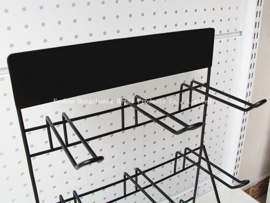 Siyah H500mm W310mm Pil Ekran Rafı, Garaj Duvarı Alet Rafı Pegboard