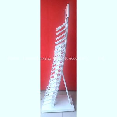 2050mm Yükseklik 320 * 480 mm Örnek Vitrin, Beyaz Camlı Vitrinler