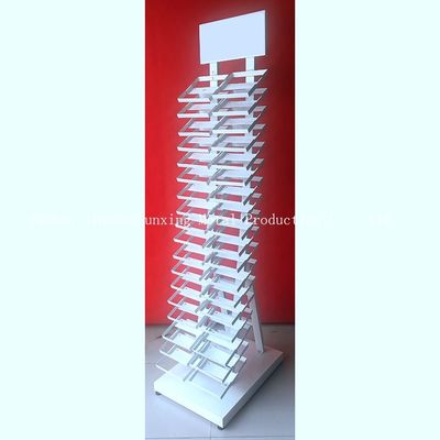 2050mm Yükseklik 320 * 480 mm Örnek Vitrin, Beyaz Camlı Vitrinler