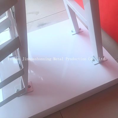 2050mm Yükseklik 320 * 480 mm Örnek Vitrin, Beyaz Camlı Vitrinler