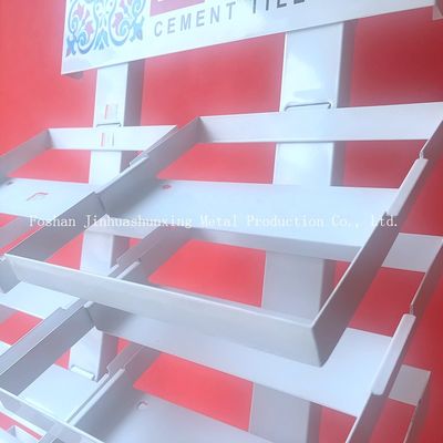 2050mm Yükseklik 320 * 480 mm Örnek Vitrin, Beyaz Camlı Vitrinler