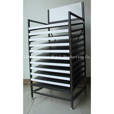 Genişlik 484mm Uzunluk 620mm Metal Dergi Vitrin, Dergi Vitrin Tek Başına Standı