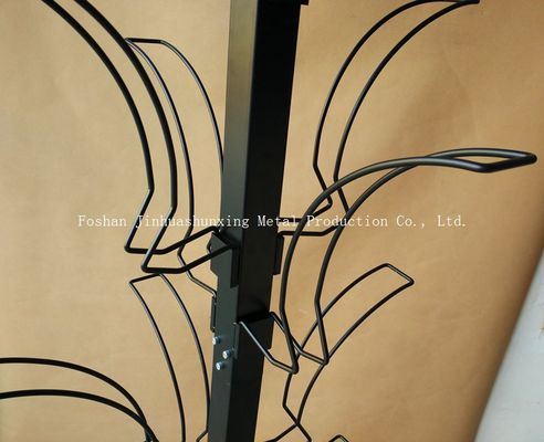 L700mm W700mm Araba Aksesuarları Vitrin, Kancalı Kask Ekran Standları