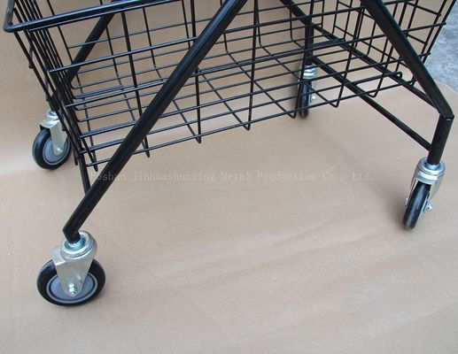 Tekerlekli İki Katlı Katlanır 950mm Yükseklik 600mm Genişlik Tenis Sepeti
