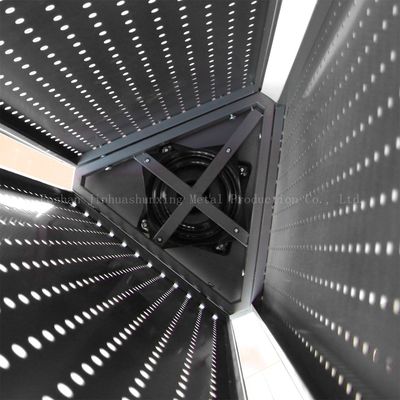 Kararlı L400mm W400mm Zemin Ayaklı Pegboard Spinner Rafı 3 Taraf