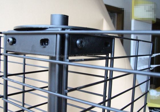 Dört Taraflı W500mm H1800mm Döner Vitrin ， Cep telefonu aksesuarları kancalı vitrin
