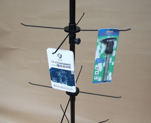 Telefon Kılıfı için 3 Katlı 550mm Genişlik 1780mm Yükseklik Dönen Ekran Rafı