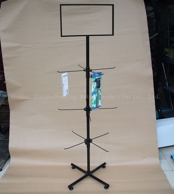 Telefon Kılıfı için 3 Katlı 550mm Genişlik 1780mm Yükseklik Dönen Ekran Rafı