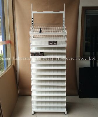 Oje için 15 Katmanlı W475mm H2035mm Kozmetik Vitrin