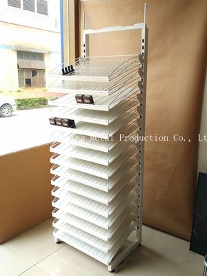 Oje için 15 Katmanlı W475mm H2035mm Kozmetik Vitrin