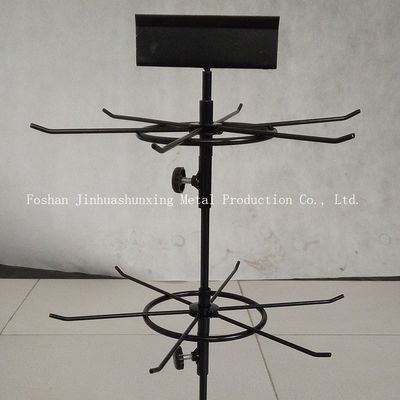 Yükseklik 460mm Uzunluk 330mm Kozmetik Vitrin, Küpeler Mücevher Rafı 2 Katman