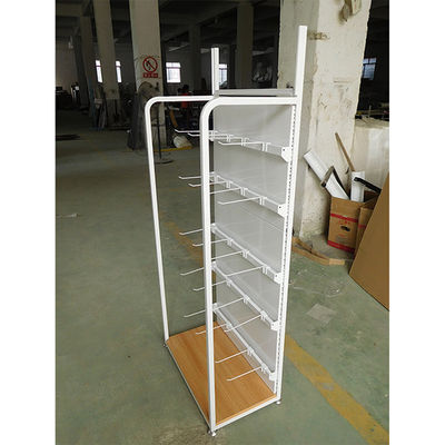 Güzellik Salonu için 1500mm Yükseklik 350mm Genişlik Demir ve Ahşap Raflar