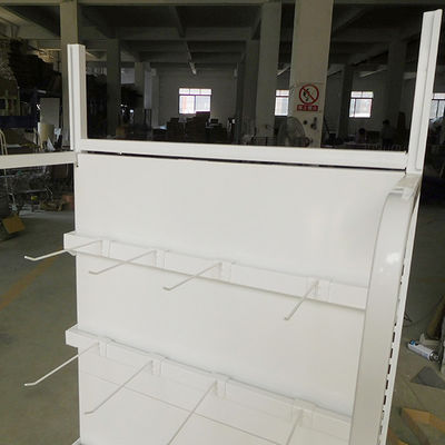 Güzellik Salonu için 1500mm Yükseklik 350mm Genişlik Demir ve Ahşap Raflar