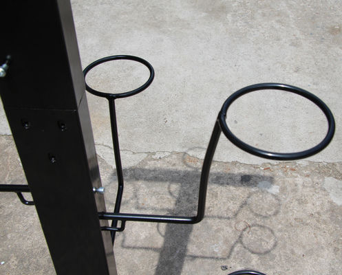 1800mm Yükseklik Spor Ekipmanları Depolama Rafı, Kask Ekran Rafı 4 Katmanlı