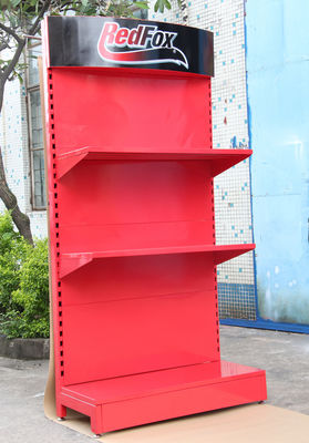 Parlak Kırmızı TUV Onaylı Alet Rafı Pegboard, Perakende Mağazası İçin Peg Vitrin