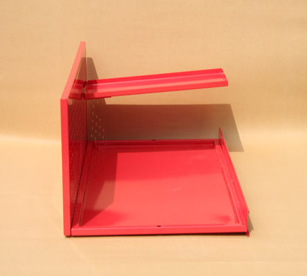 Güç Kaplama HongChuang TUV Onayı Pegboard Vitrin Mini Boyut