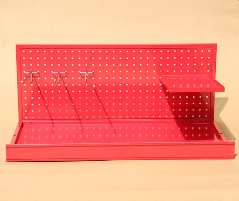 Güç Kaplama HongChuang TUV Onayı Pegboard Vitrin Mini Boyut