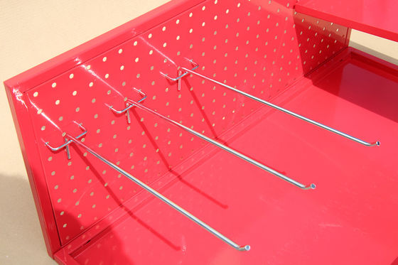 Güç Kaplama HongChuang TUV Onayı Pegboard Vitrin Mini Boyut