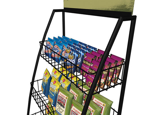 900 * 400 * 2000mm Soda Snack Süpermarket Teşhir Rafları, Süpermarket İçin Çelik Raf