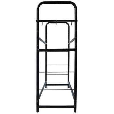 Yükseklik 1250mm Uzunluk 1180mm Kancalı Lastik Depo Rafı