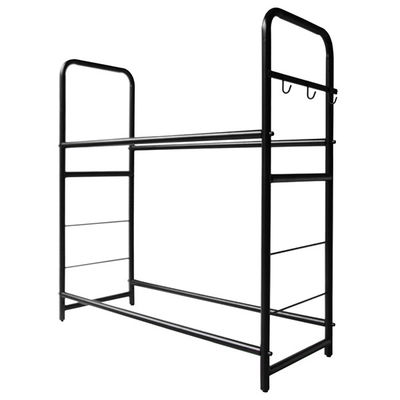 Yükseklik 1250mm Uzunluk 1180mm Kancalı Lastik Depo Rafı