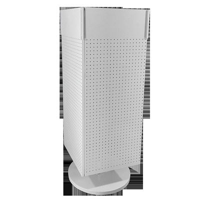 H1440mm W540mm Pegboard Vitrin, Tezgah Üstü Pegboard Spinner Rafı Dört Taraflı