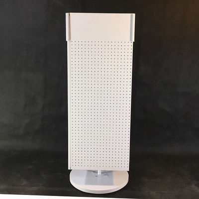 H1440mm W540mm Pegboard Vitrin, Tezgah Üstü Pegboard Spinner Rafı Dört Taraflı
