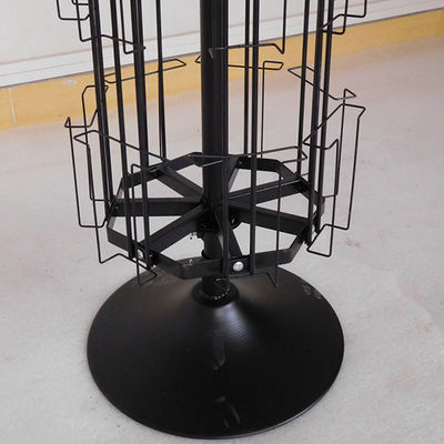 L1680mm W350mm Dönen Perakende Teşhir Standı, Dönen Kartpostal Ekran Metal