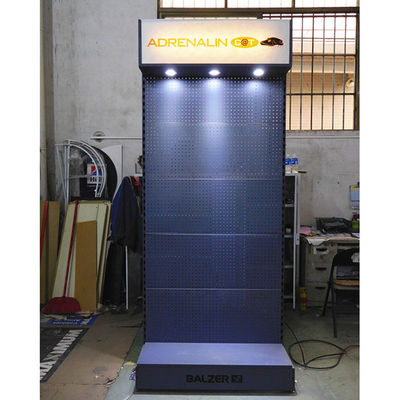Şık 375mm Derinlik 1030mm Uzunluk Kancalı Pegboard Tel Raf