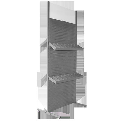 Ağır Hizmet Genişliği 485mm Derinlik 485mm Pegboard Ekran Rafı Çift Yüz