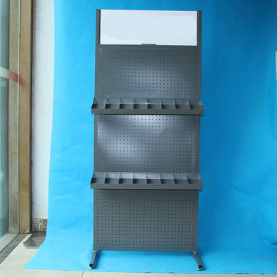 Ağır Hizmet Genişliği 485mm Derinlik 485mm Pegboard Ekran Rafı Çift Yüz