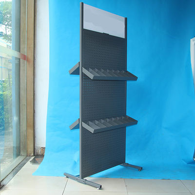 Ağır Hizmet Genişliği 485mm Derinlik 485mm Pegboard Ekran Rafı Çift Yüz