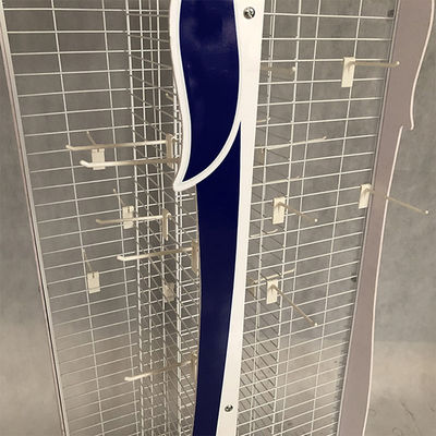 Perakende Mağazası İçin Beyaz Uzunluk 600mm Genişlik 550mm Döner Ekran Standı