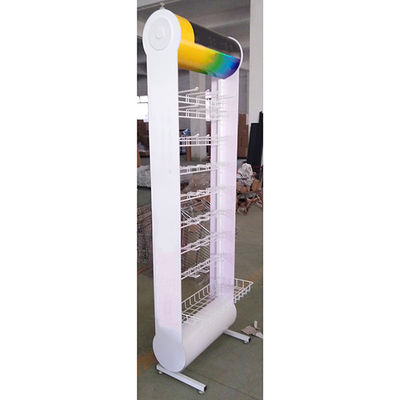 Modern Stil Özel Beyaz Renkli Pil Ekran Rafı 600 * 355 * 2030mm