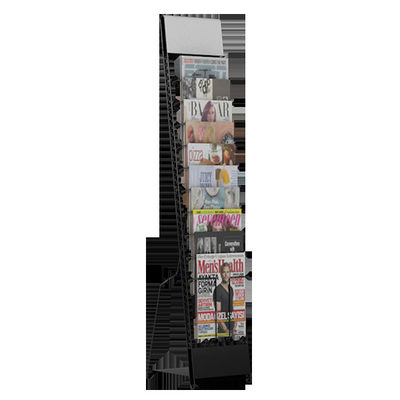 Özelleştirilmiş Dergi Süpermarket Teşhir Rafları Uzunluğu 250mm Yükseklik 1310mm