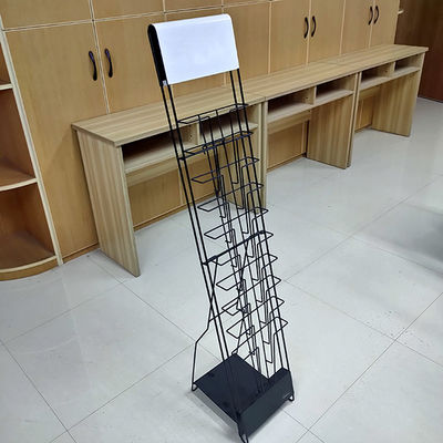 Özelleştirilmiş Dergi Süpermarket Teşhir Rafları Uzunluğu 250mm Yükseklik 1310mm