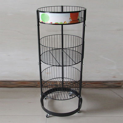 Metal Siyah Silindir 497mm Dia Bakkal Vitrin 1080mm Yükseklik