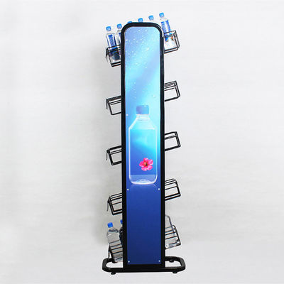 5 Katlı Maden Suyu Rafı Logolu Metal 240W*500L*1450mmH