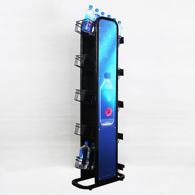 5 Katlı Maden Suyu Rafı Logolu Metal 240W*500L*1450mmH