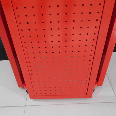 Tutucu Özel Logo ile Dört Katlı Pegboard Vitrin