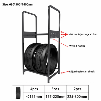 Orta Boy 2 Katlı Araba Aksesuarları Vitrin Mağaza Rafları 10kg / Katman